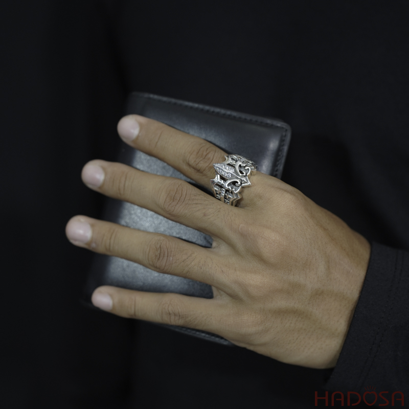 Nhẫn bạc Nam độc lạ