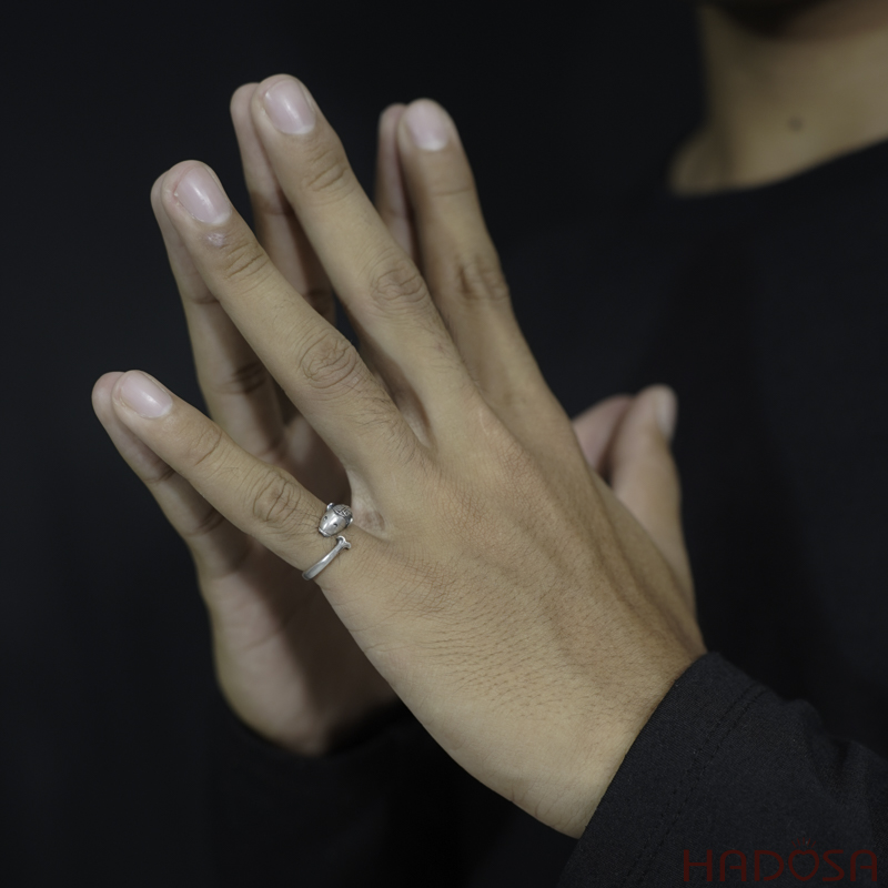 Nhẫn nữ bạc Thái Cá Chép