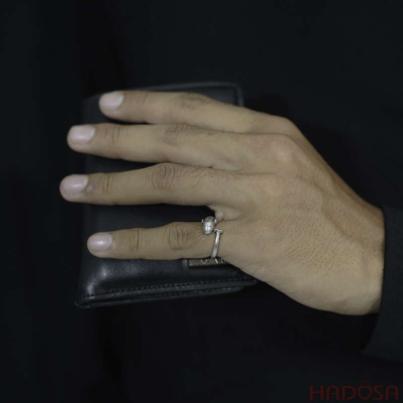 Nhẫn nữ bạc Thái Cá Chép