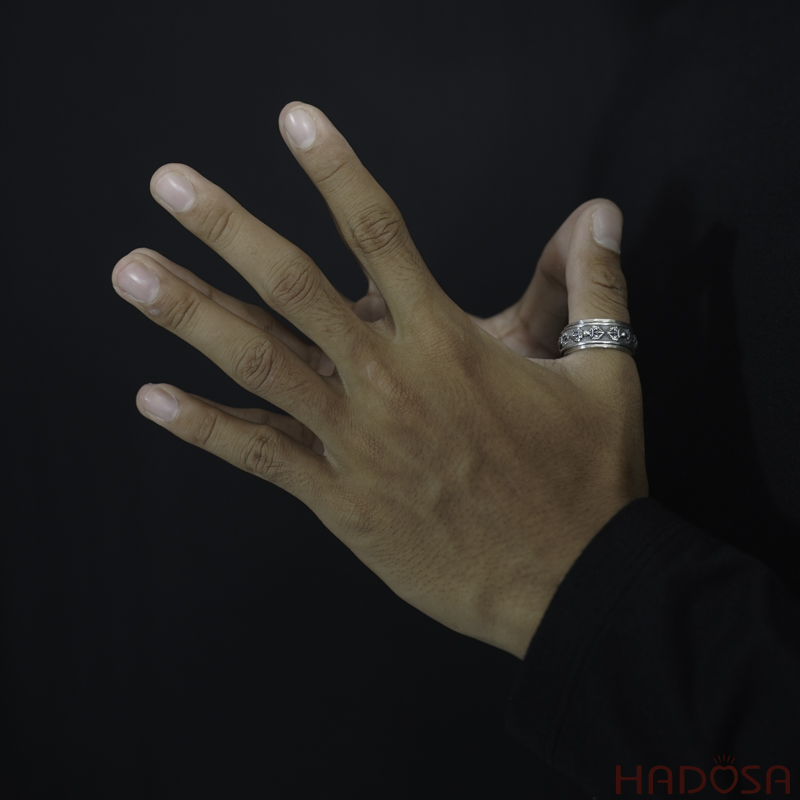 Mẫu nhẫn bạc nam Chùy Kim Cang