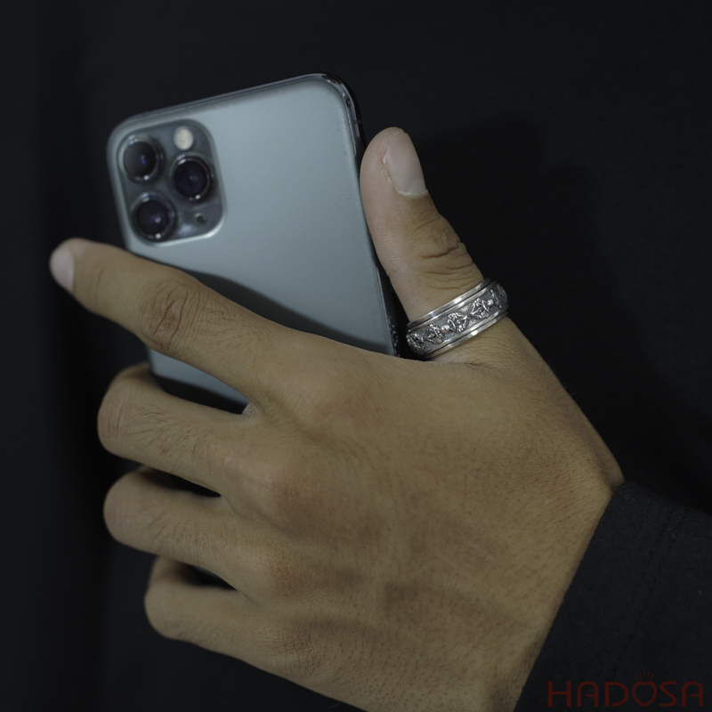 Mẫu nhẫn bạc nam Chùy Kim Cang