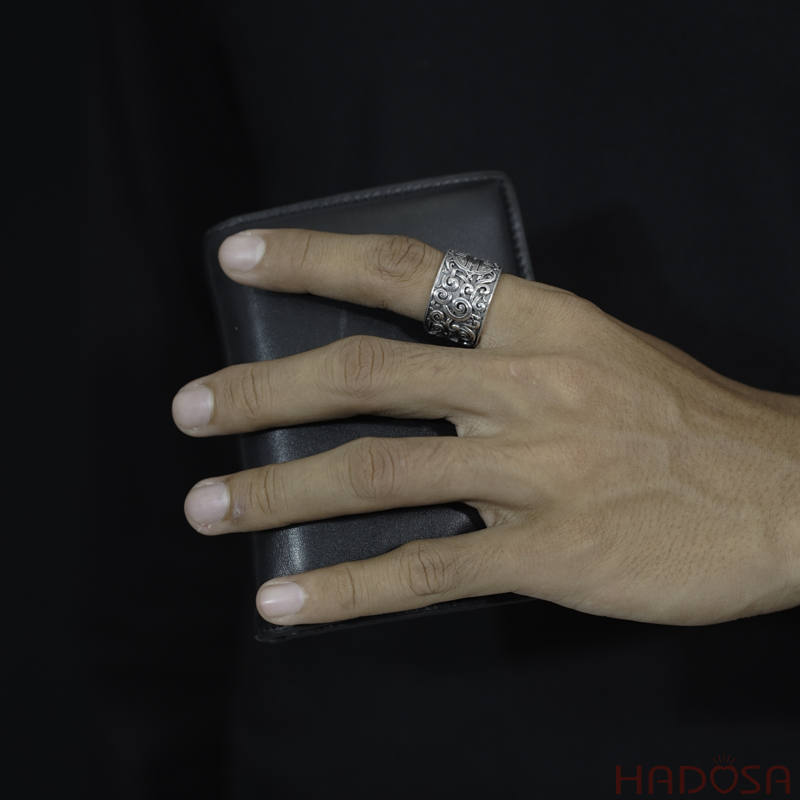 Nhẫn bạc đẹp nam