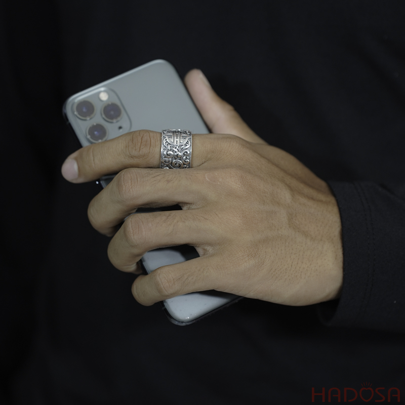 Nhẫn bạc đẹp nam