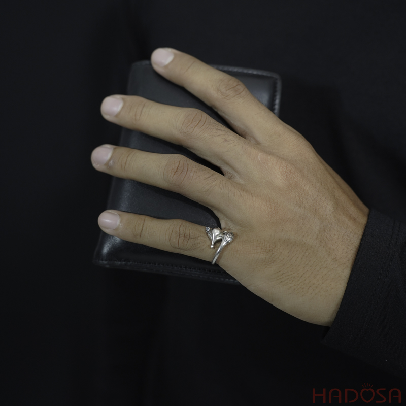 Nhẫn nữ bạc Thái Hồ Ly