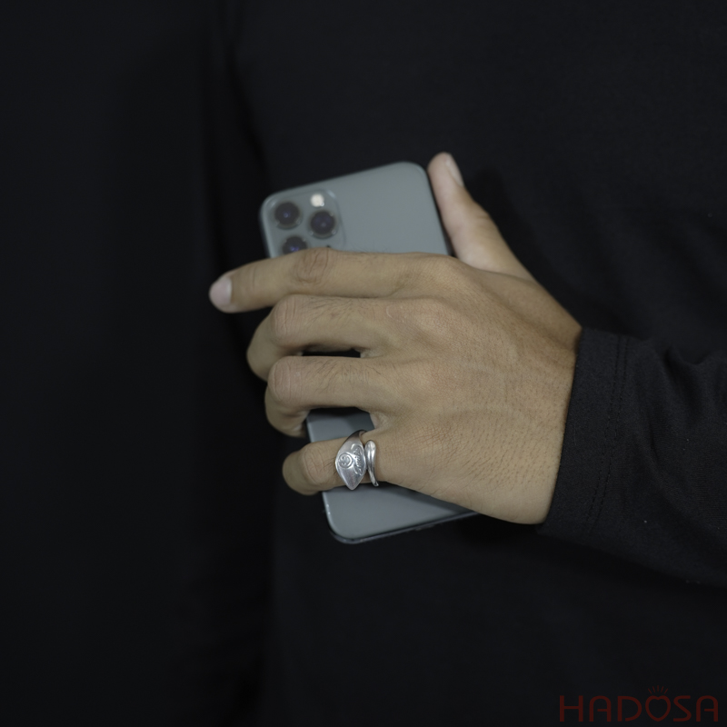 Nhẫn Bạc Thái Mặt Cười