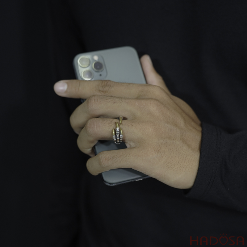 Nhẫn bạc thái nam móng Rồng