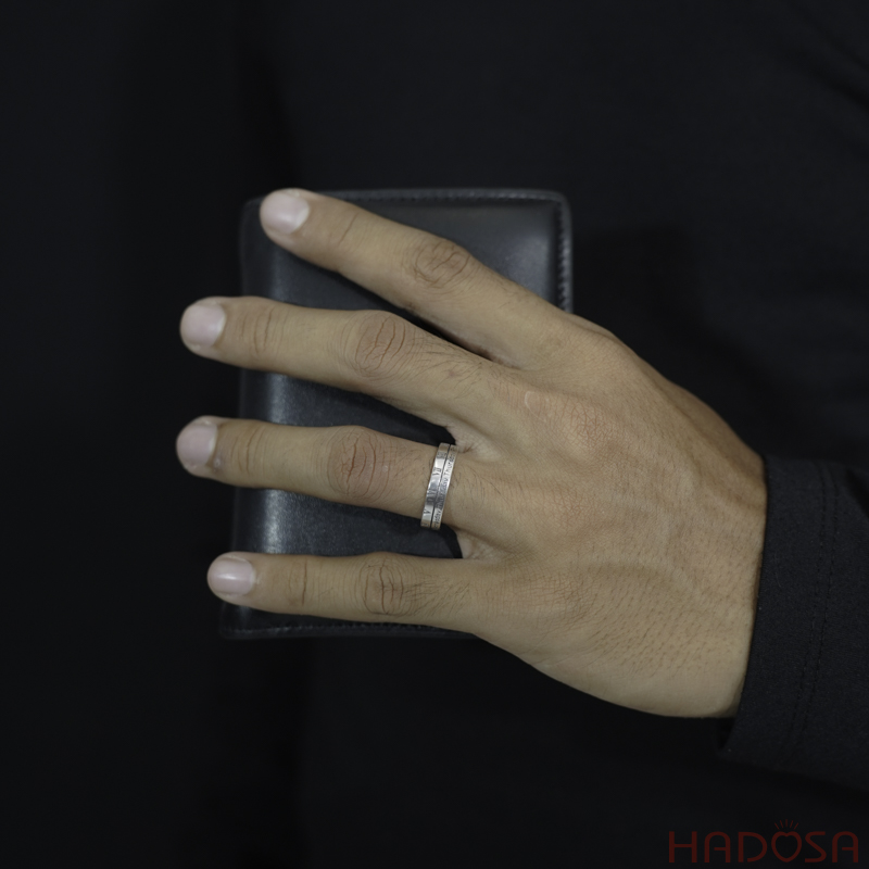 Nhẫn Bạc Thái Khắc Số La Mã