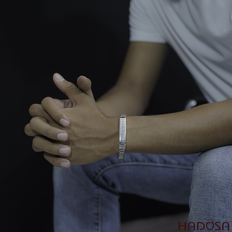 Vòng tay nam bạc Thái