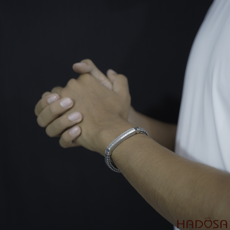 Vòng tay nam bạc thái cao cấp