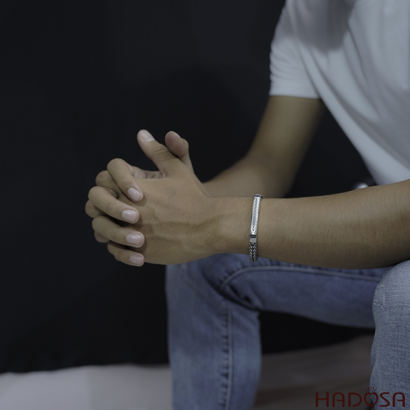 Vòng tay nam bạc thái cao cấp