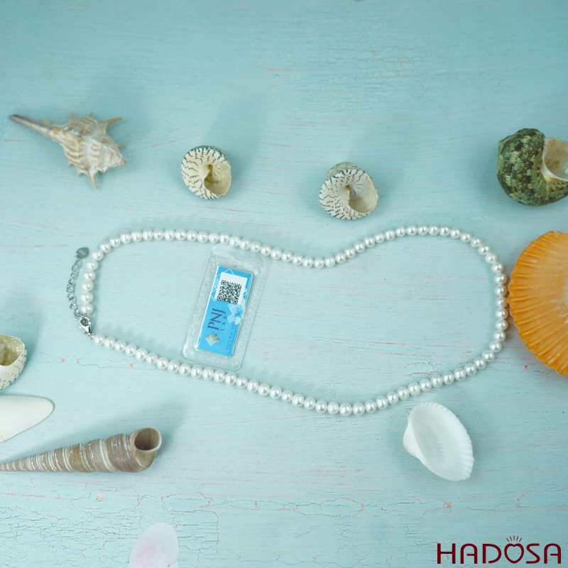 Vòng cổ Ngọc Trai cao cấp 4mm