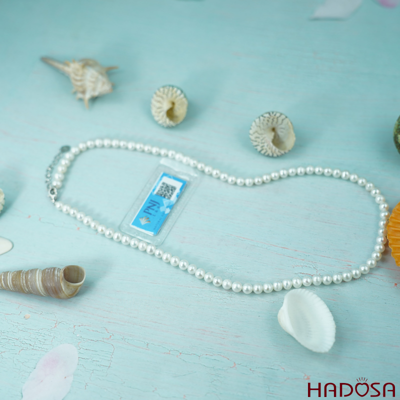 Vòng cổ Ngọc Trai cao cấp 4mm