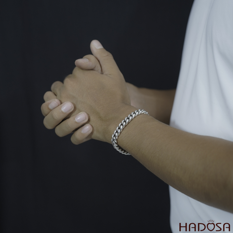 Mẫu lắc tay bạc nam đẹp