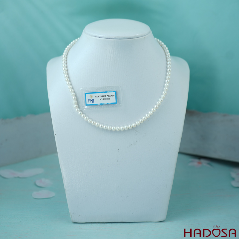 Vòng cổ Ngọc Trai cao cấp 4mm