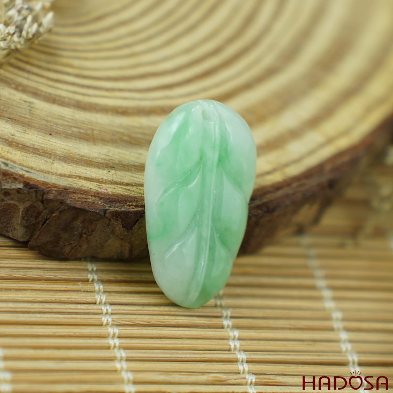 Mặt Cẩm Thạch Lá Bồ Đề 15x25mm