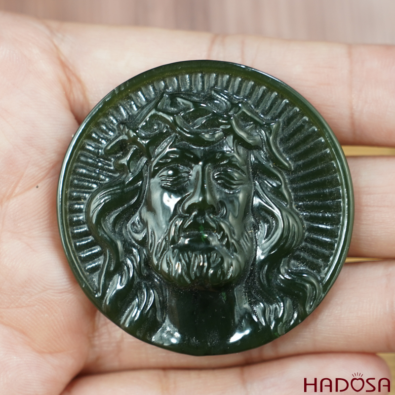 Mặt Ngọc Bích Chúa Jesus cao cấp