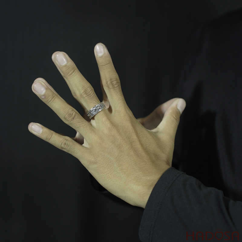 Nhẫn nam bạc Thái