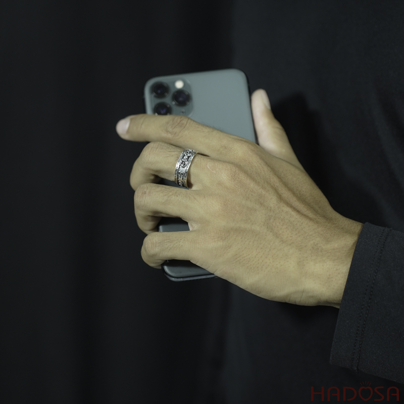 Nhẫn nam bạc Thái