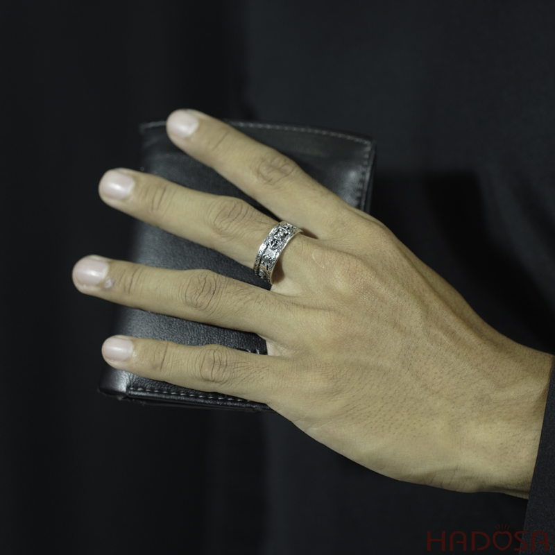 Nhẫn nam bạc Thái