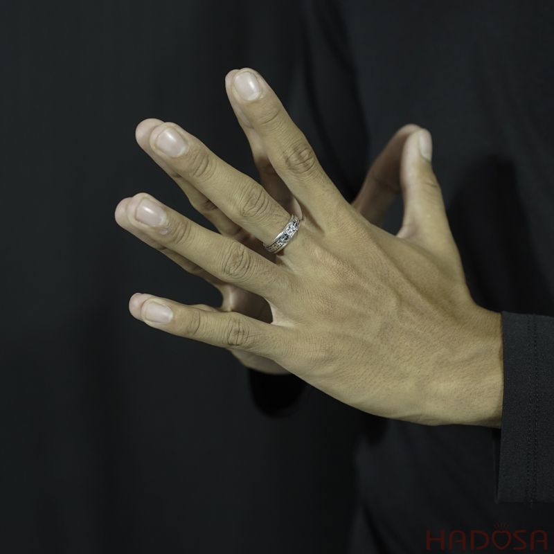 Nhẫn nam bạc Thái