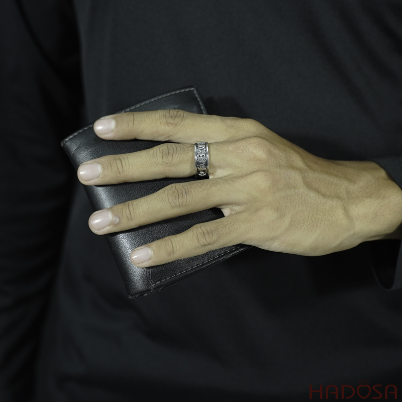 Nhẫn bạc Thái Chorme Hearts