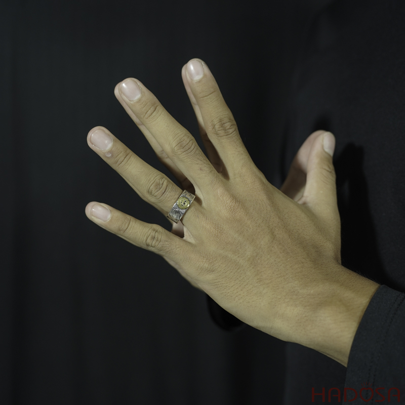 Nhẫn nam đẹp bạc