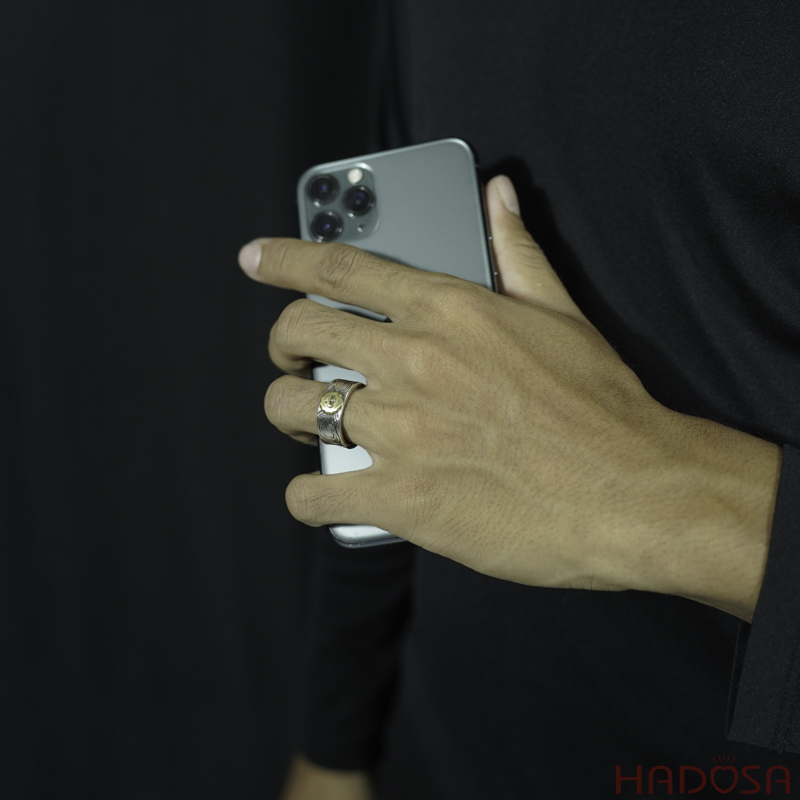 Nhẫn nam đẹp bạc