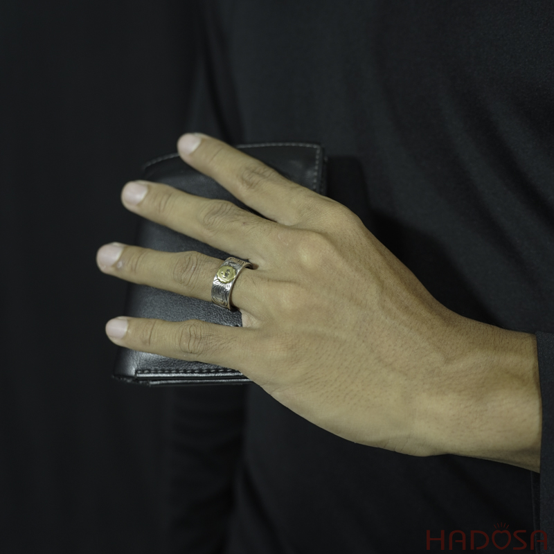 Nhẫn nam đẹp bạc