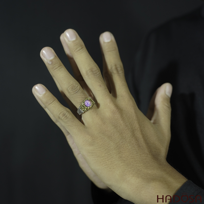 Nhẫn nam bạc Thái mắt Rồng