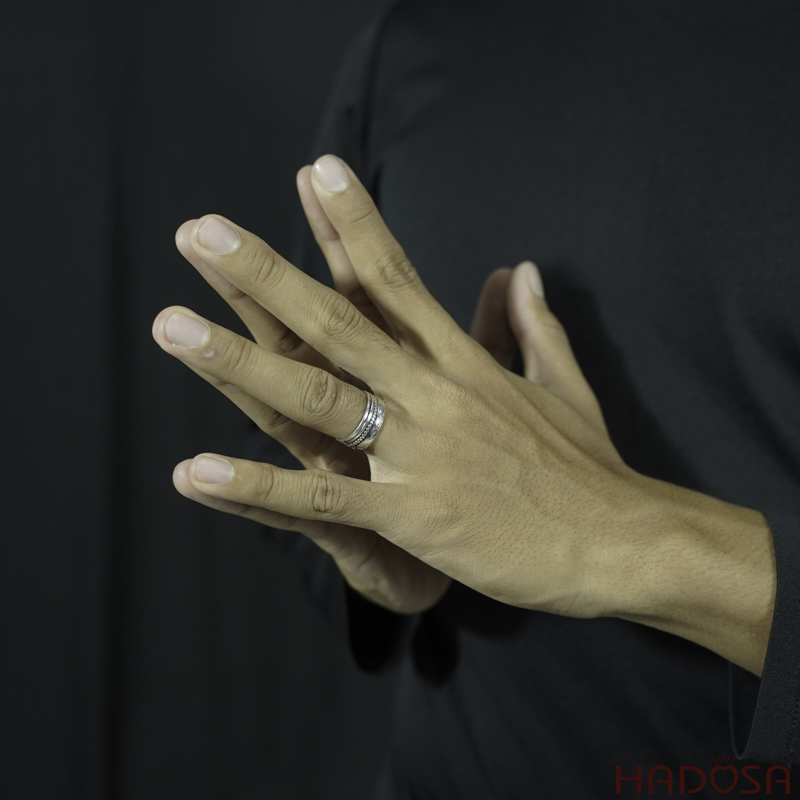 Nhẫn Bạc Thái 925 đeo ngón út