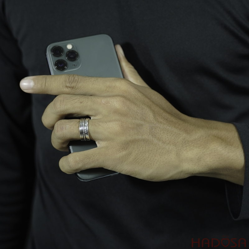 Nhẫn Bạc Thái 925 đeo ngón út