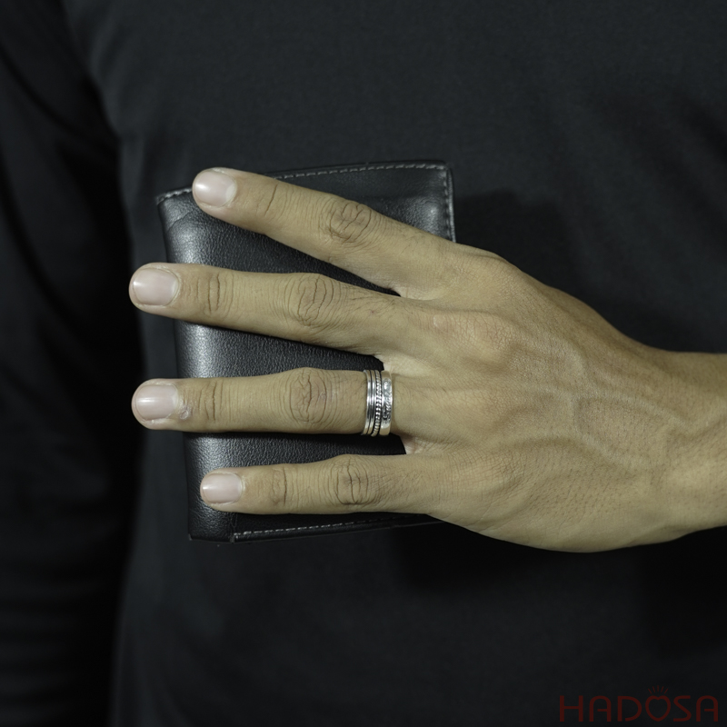 Nhẫn Bạc Thái 925 đeo ngón út