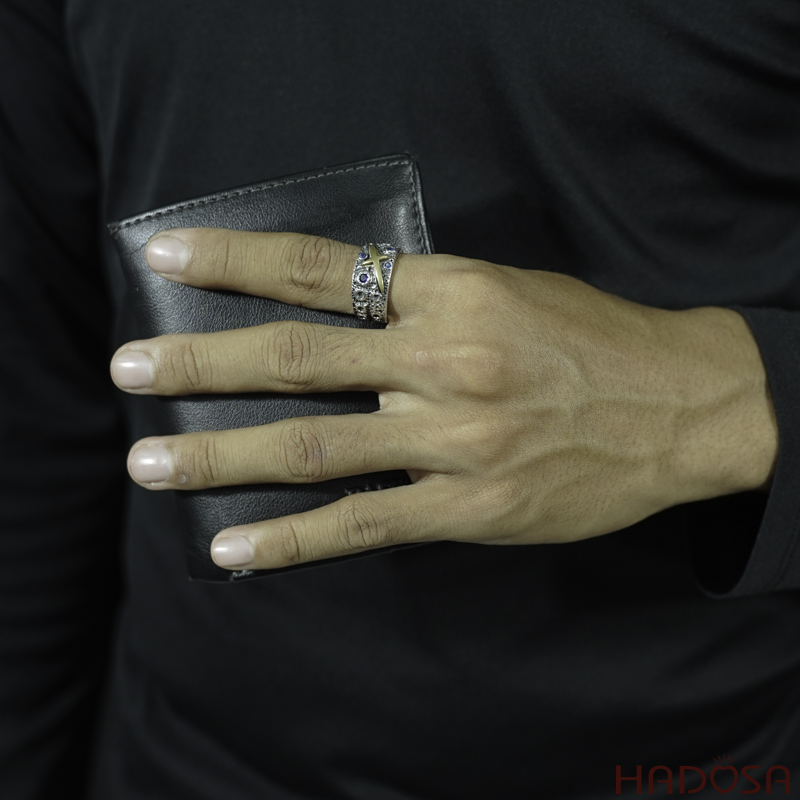 Nhẫn bạc Thái cho nam