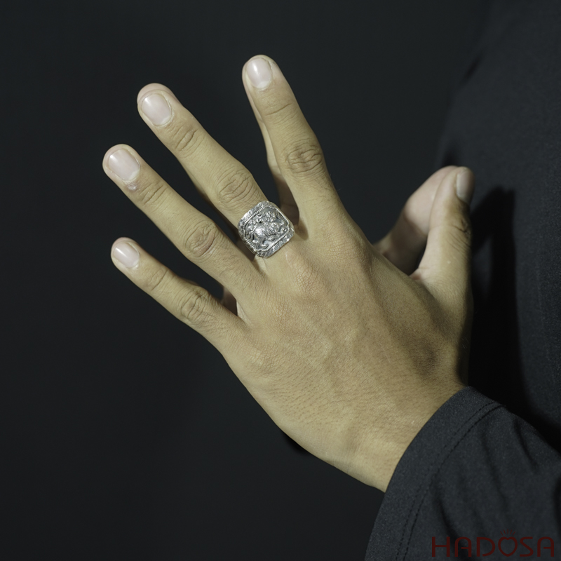 Nhẫn bạc thái nam Kỳ Lân