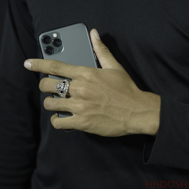 Nhẫn bạc phong thủy nam