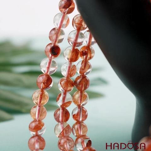 Vòng cuốn thạch anh Ưu Linh huyết 6mm