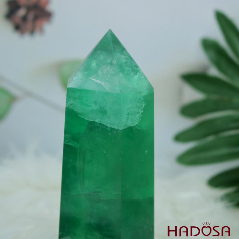 Trụ Florite xanh 14cm 5A