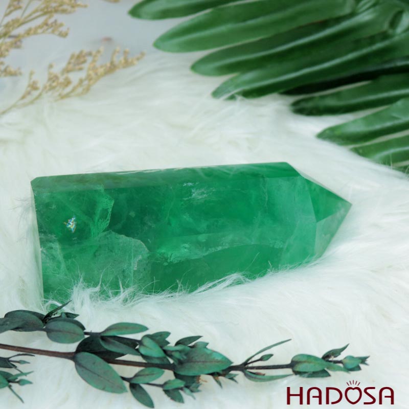 Trụ Florite xanh 14cm 5A