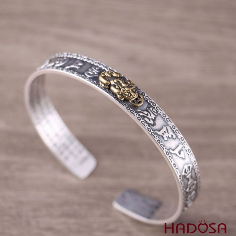 Vòng tay kiềng bạc Thái Tỳ hưu