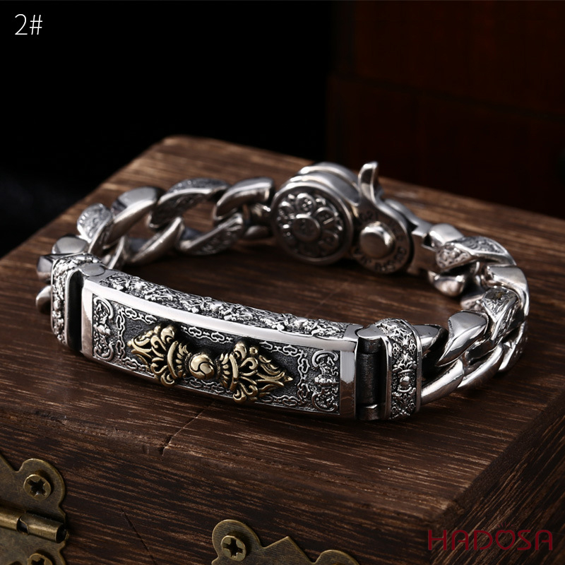 Lắc nam bạc Thái Chuỳ Kim Cang