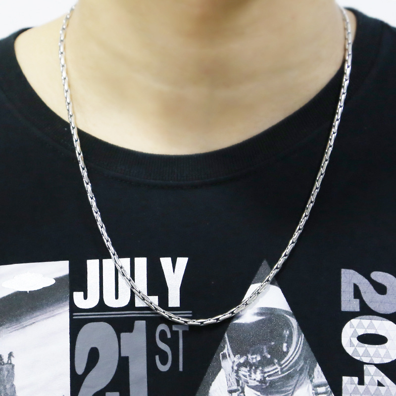 Dây chuyền bạc Thái cho nam