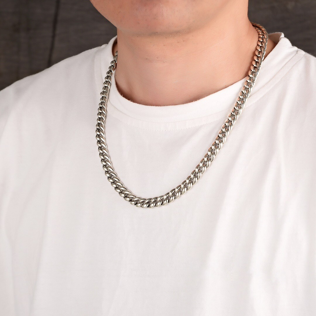 Dây chuyền bạc nam trơn