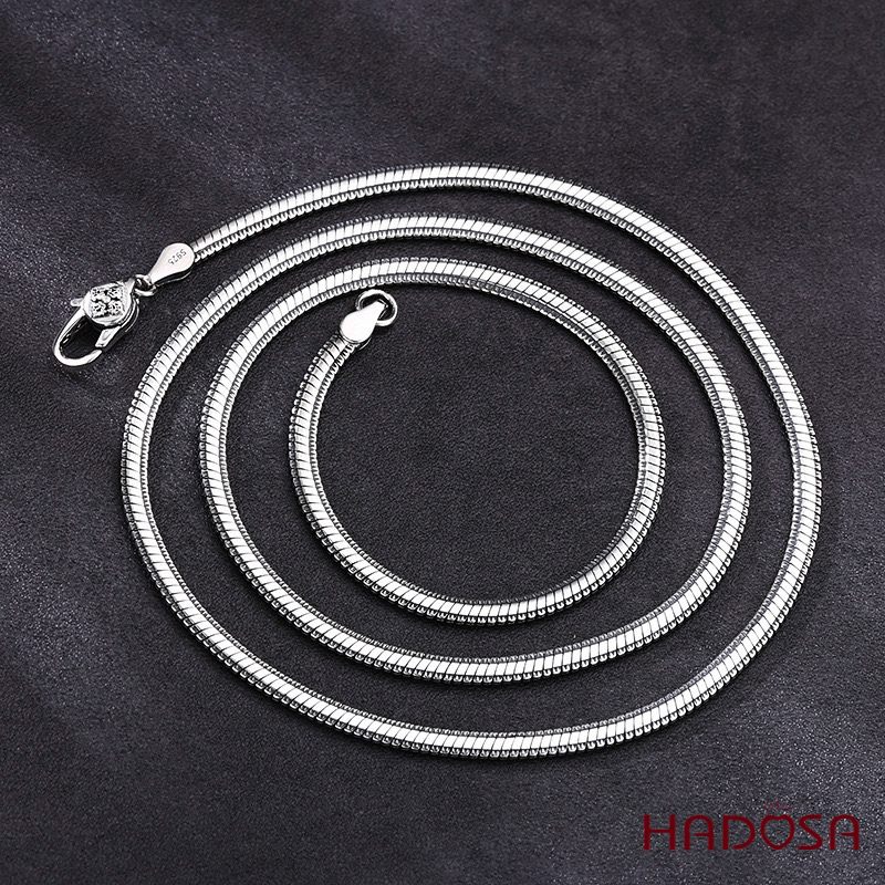 Dây chuyền nam bạc Thái sợi mì