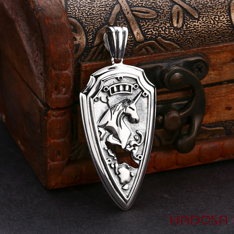 Mặt dây chuyền bạc nam Unicorn