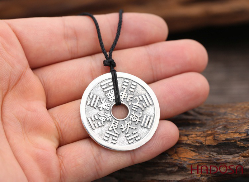 Mặt đồng xu bạc Thái 34mm