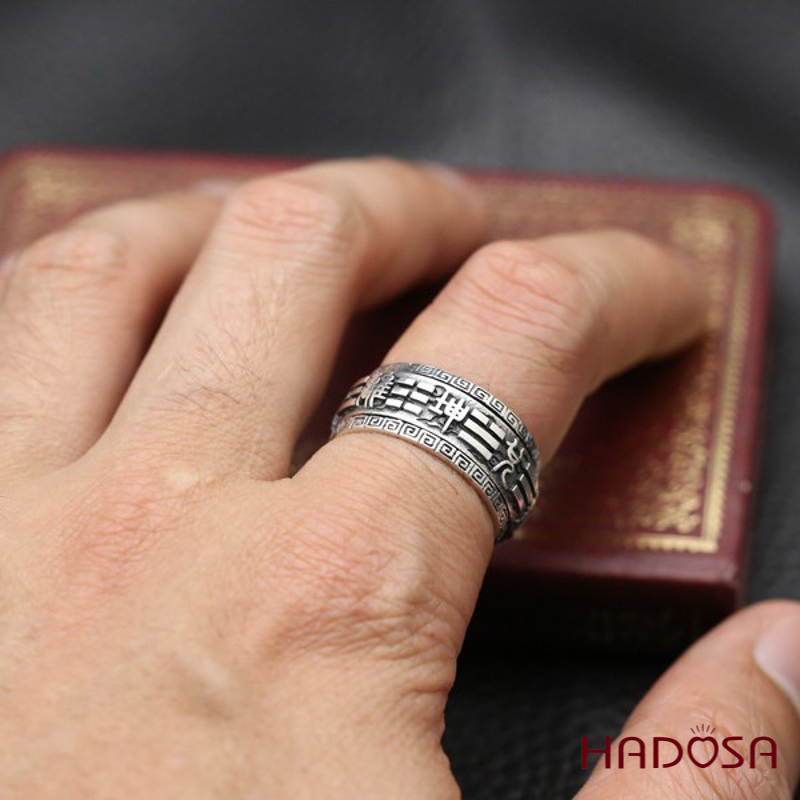 Nhẫn Nam Bạc Thái Phúc Lộc Trường Tồn