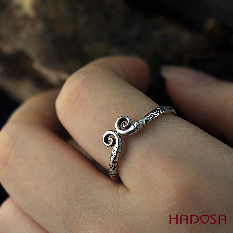 Nhẫn vòng kim cô bạc Thái