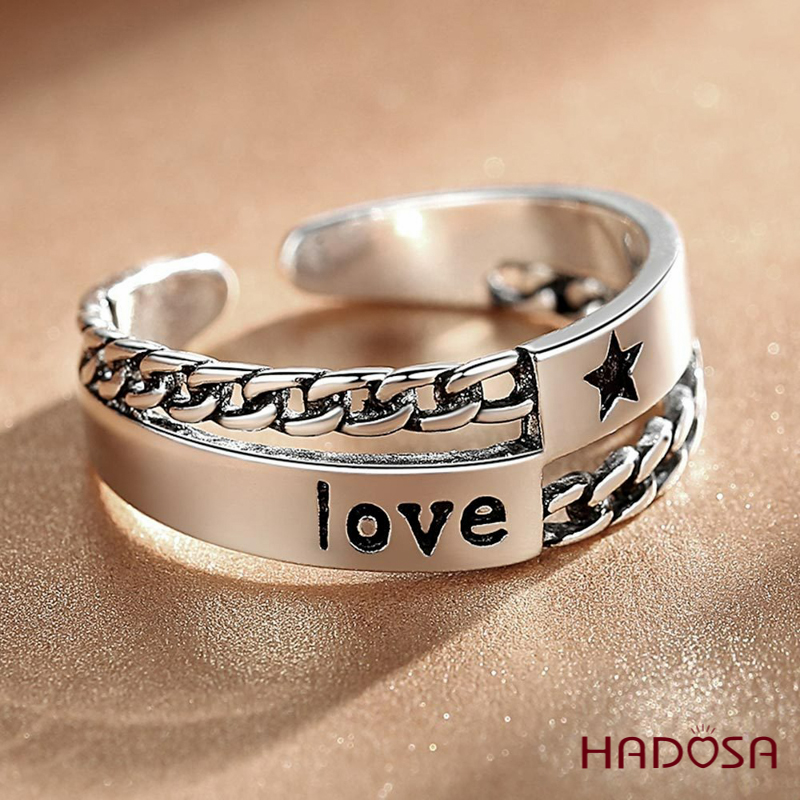 Nhẫn Nam Bạc Thái Tỏa Sáng Trong Tình Yêu