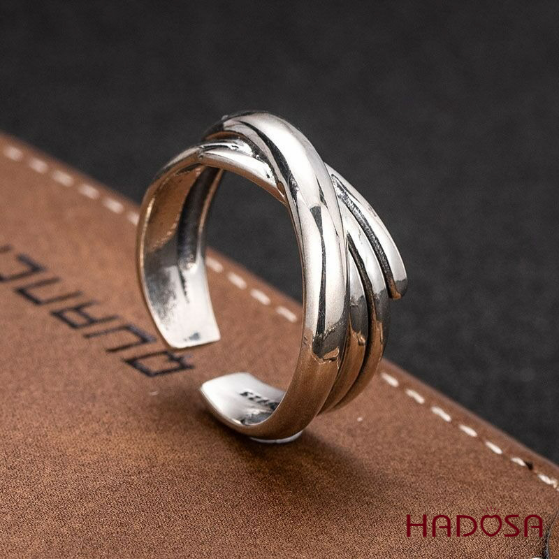 Nhẫn Nam Bạc Thái Giao Thoa Nghệ Thuật