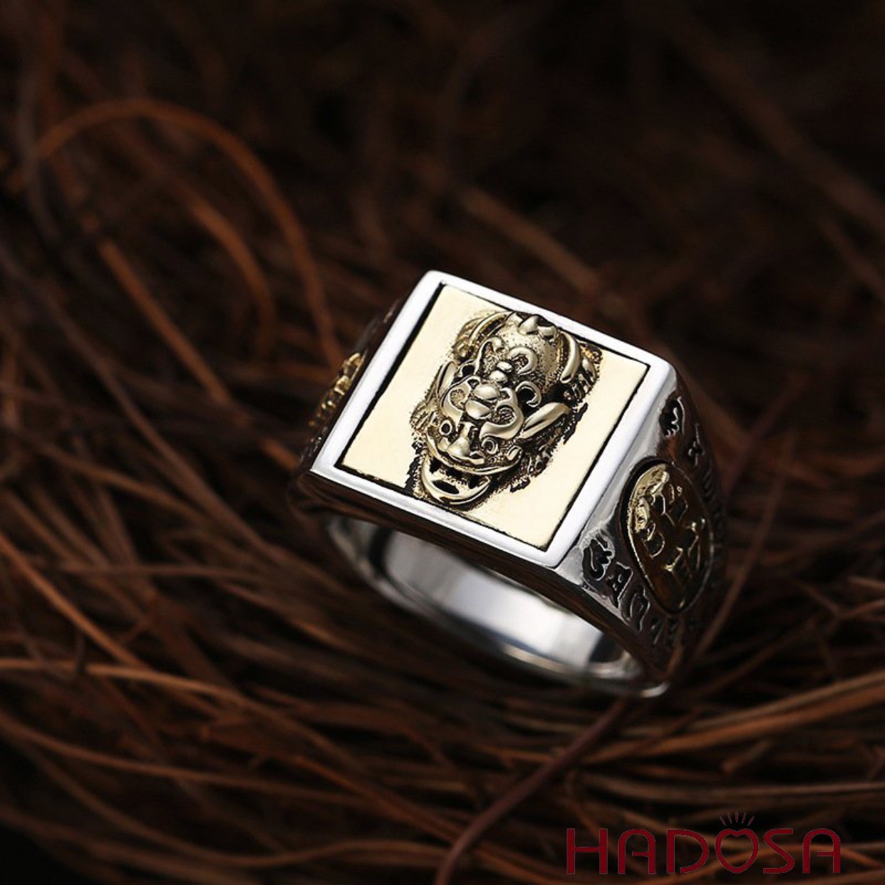 Nhẫn bạc nam Tỳ hưu